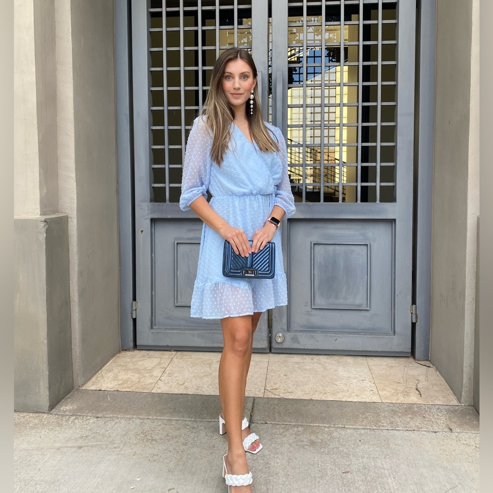Blue detailed dress | SMALL